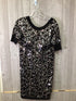 Moschino Wool Sequined Knit Dress Size Small
